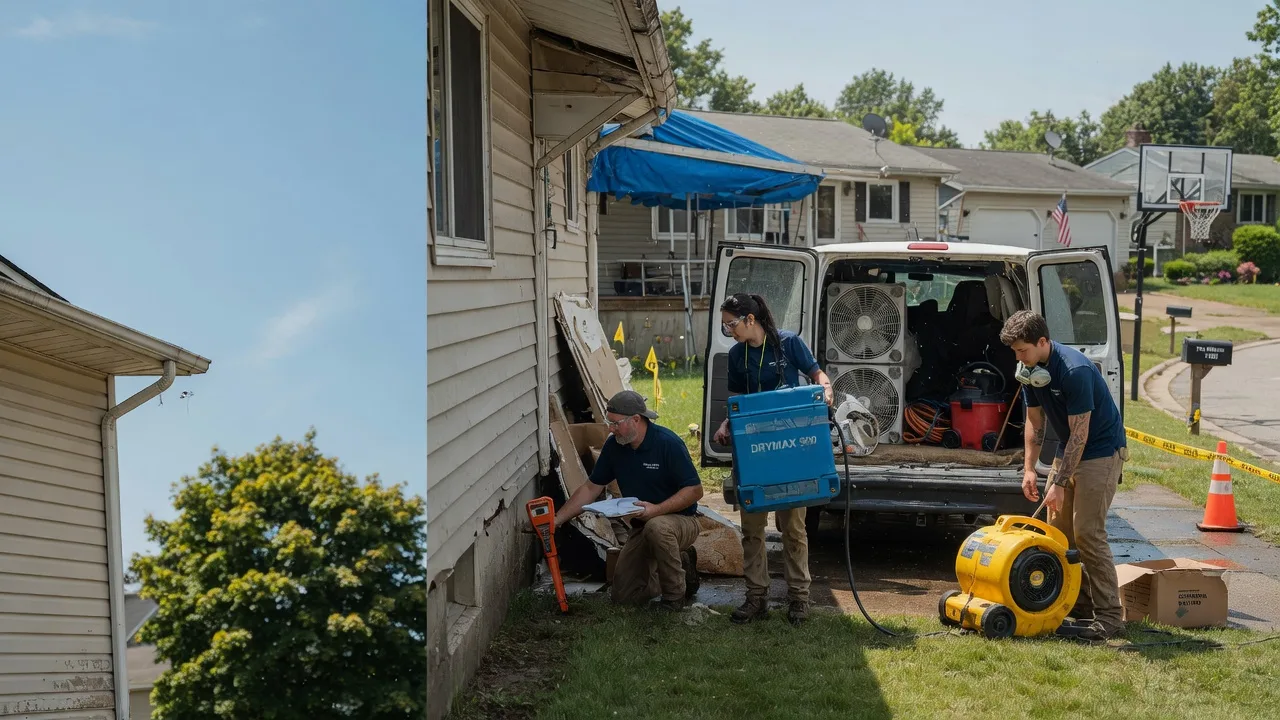 Ceiling Leak Cleanup in Lock Haven, PA near me